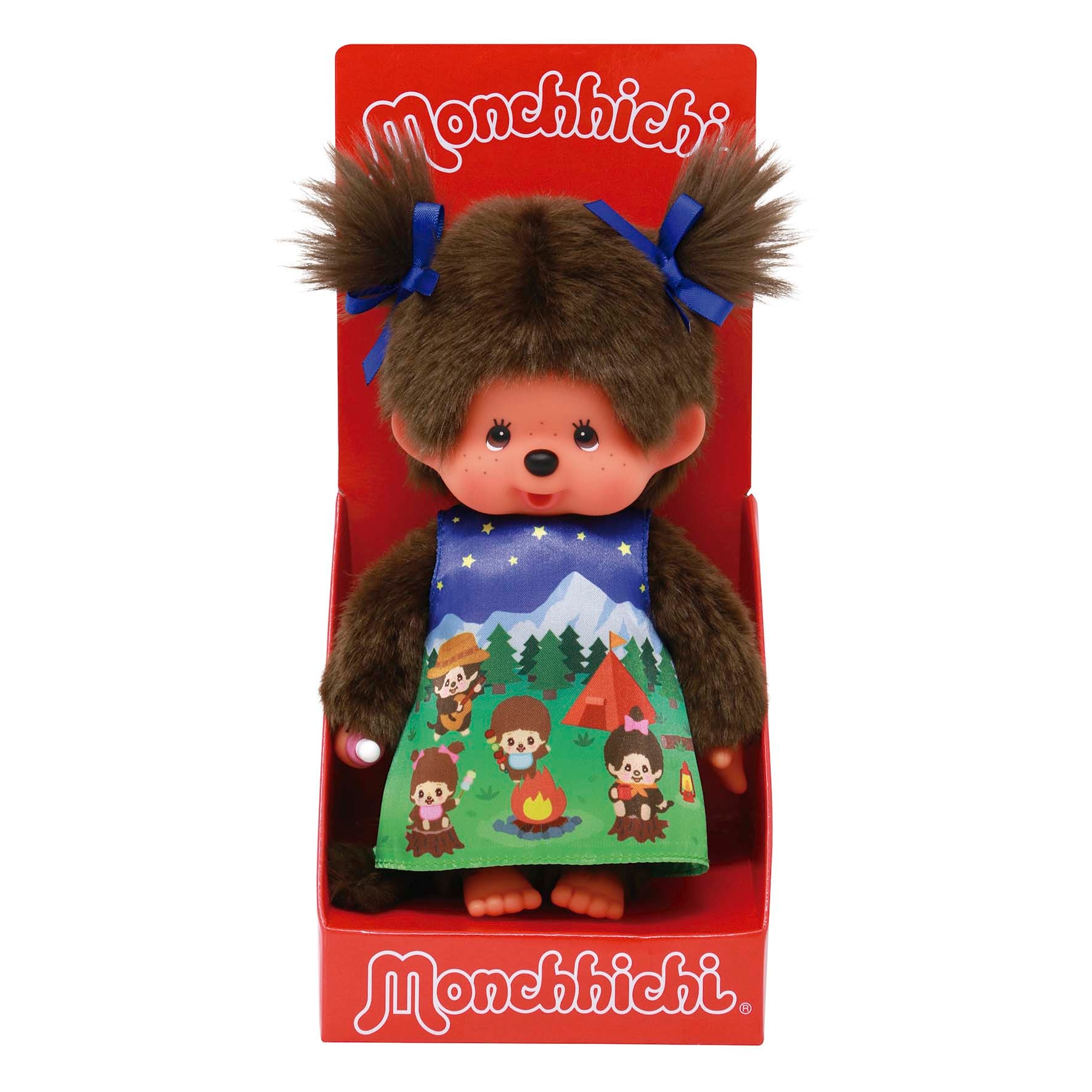 Peluche 20 cm Camping Girl Monchhichi 2