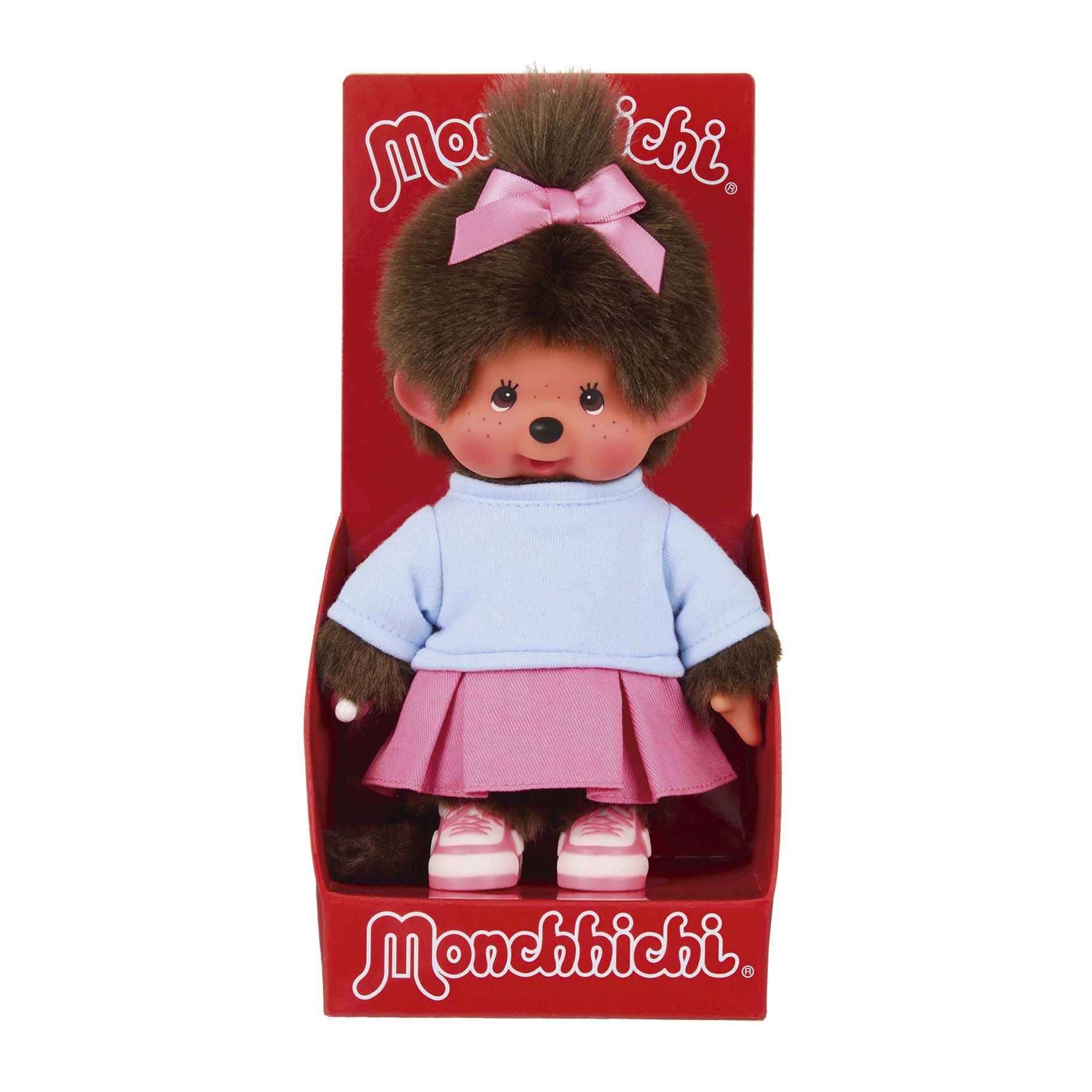 Imagen 2 de Peluche 20 cm Skirt & Sneakers Girl Monchhichi