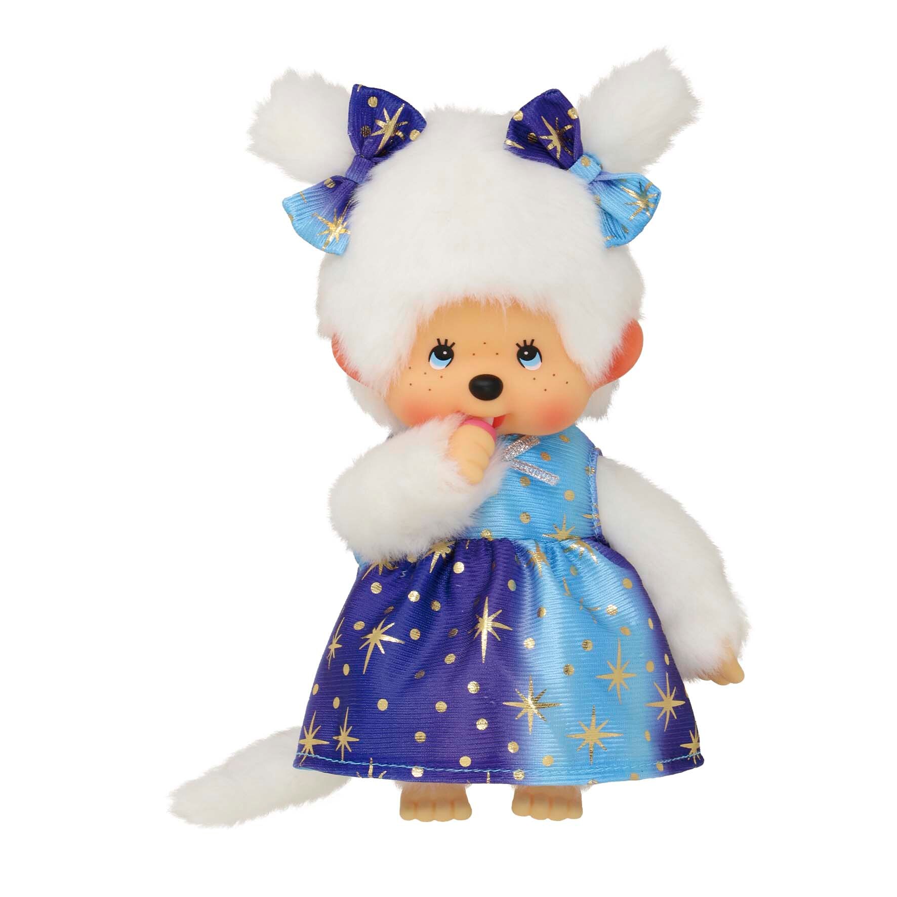 Monchhichi – Peluche 20 cm Starlight Dress Girl Monchhichi.