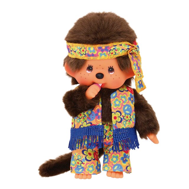 Imagen 0 de Peluche 20 cm Flower Power Boy Monchhichi