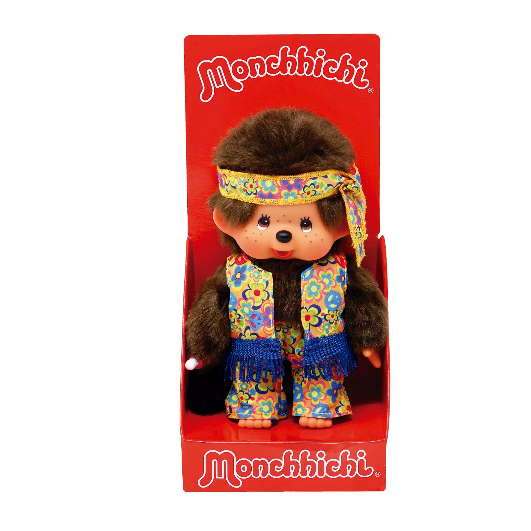 Peluche 20 cm Flower Power Boy Monchhichi 2