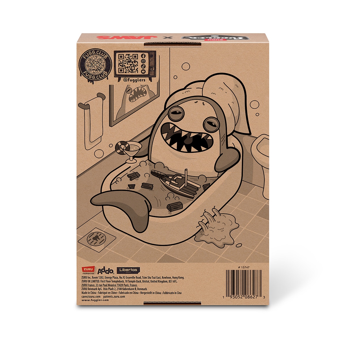 Imagen 4 de Peluche Fuggler Tiburón de 23 cm Zuru