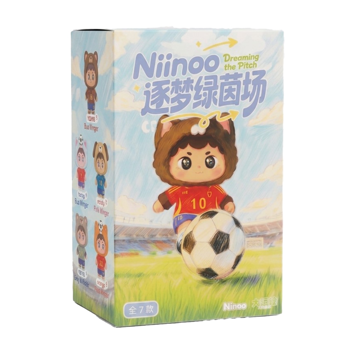 Blind Box Niinoo Dreaming Fútbol edición España de Seventh Player 7 modelos surtidos 1