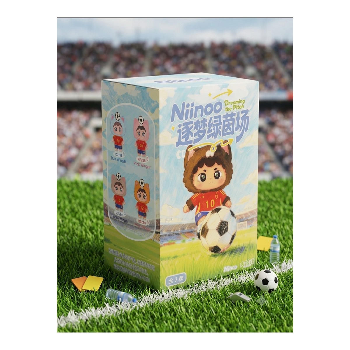 Blind Box Niinoo Dreaming Fútbol edición España de Seventh Player 7 modelos surtidos 6