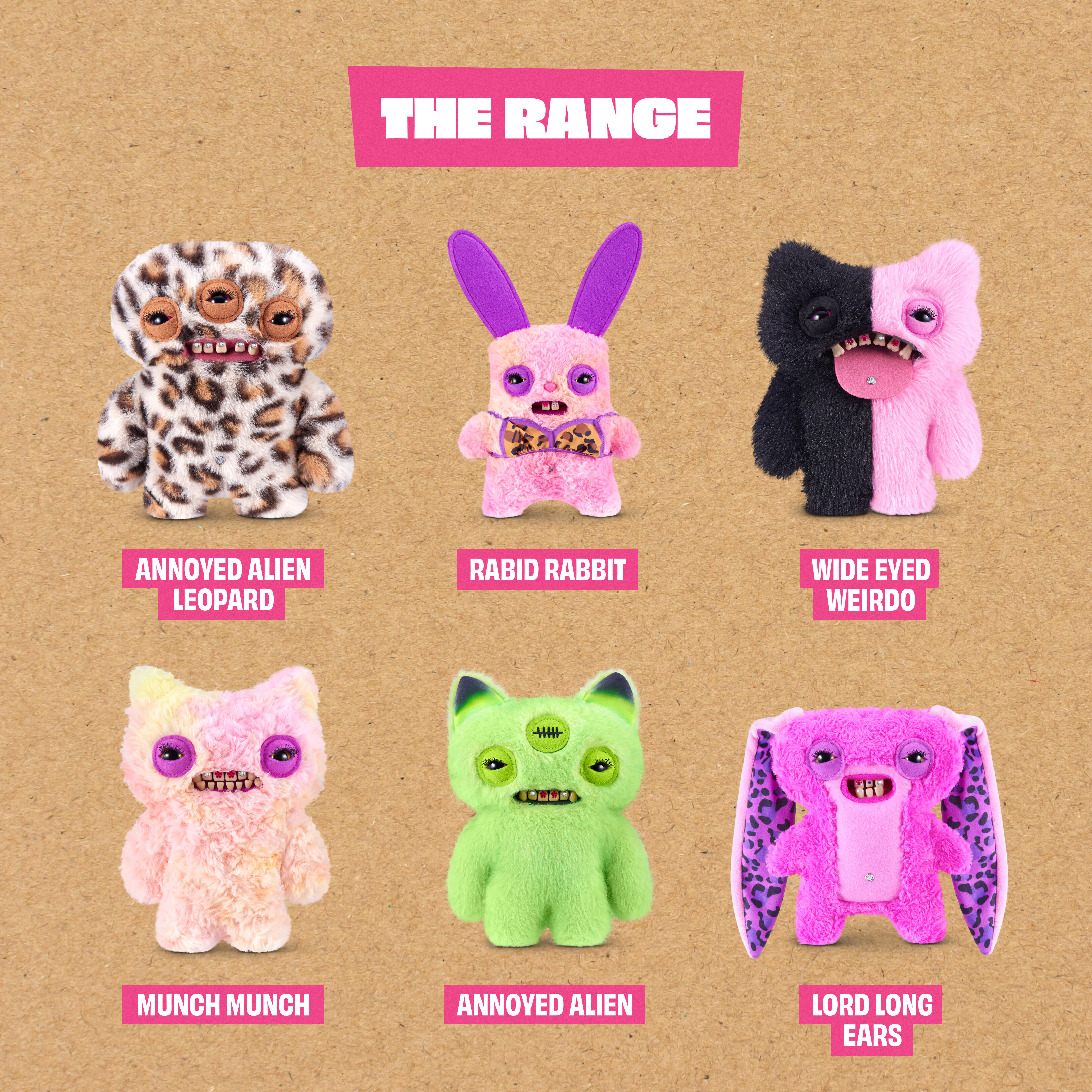 Imagen 2 de Peluche 22 cm Baddies Fuggs Fuggler modelos surtidos