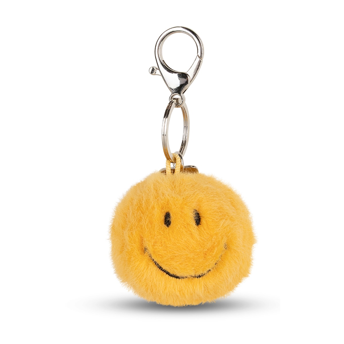 Smileyworld - Llavero de peluche amarillo Keychain ECO Fuzzy Smiley Bon Ton Toys