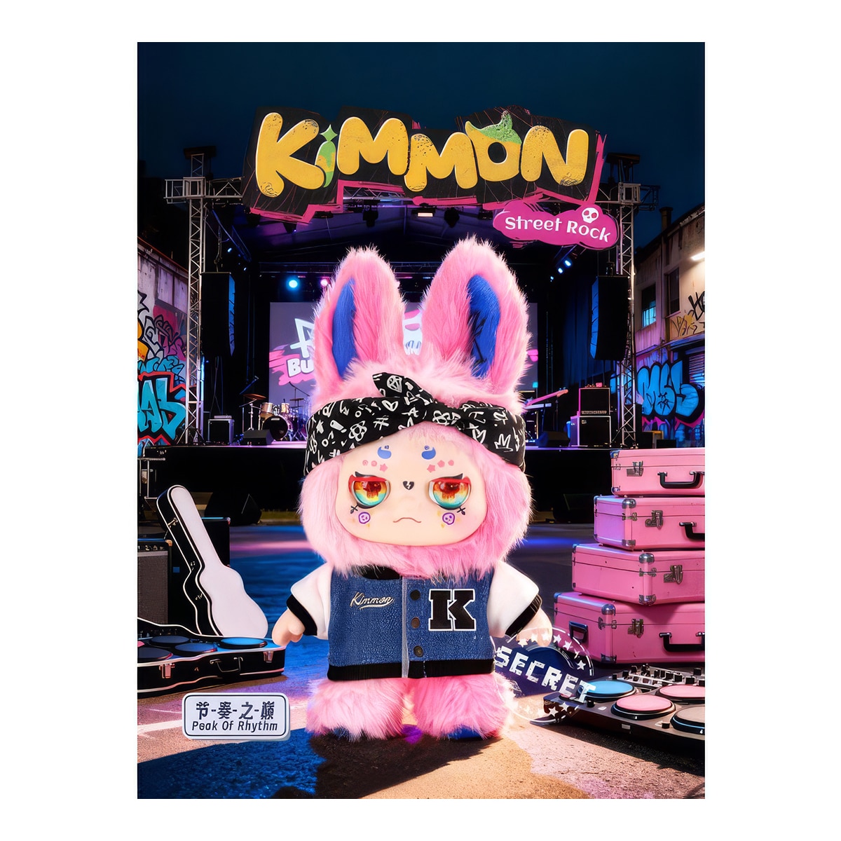 Caja Sorpresa Blind Box Street Rock con Tarjeta de Personaje Kimmon modelos surtidos 8