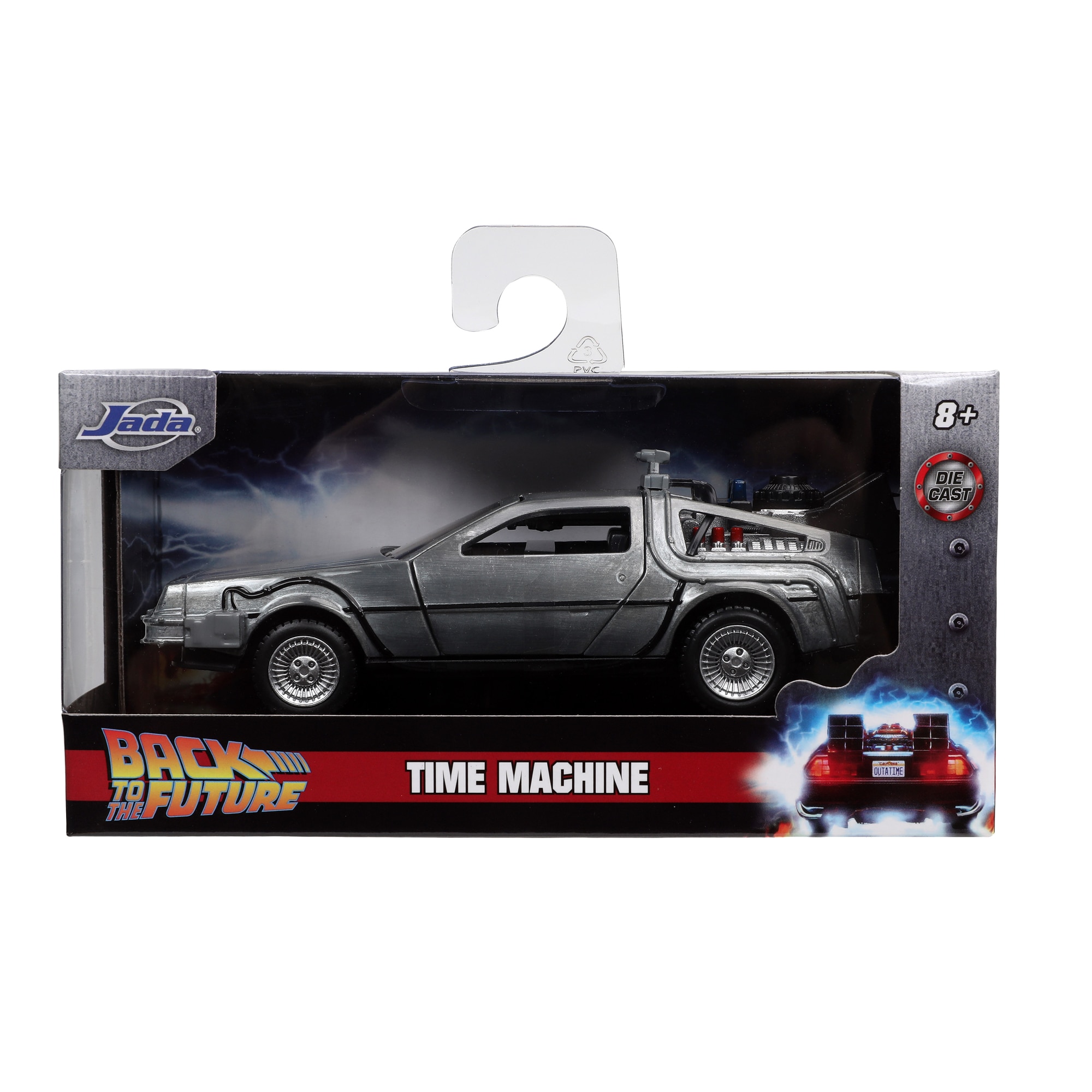 Réplica à escala 1:32 do DeLorean de «Regresso ao Futuro» Jada 7
