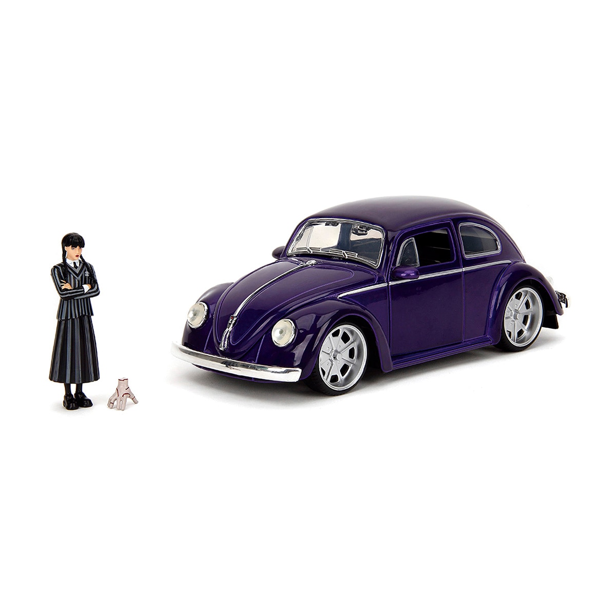 Jada – Volkswagen Beetle modelo 1972 con figura Miércoles Jada.