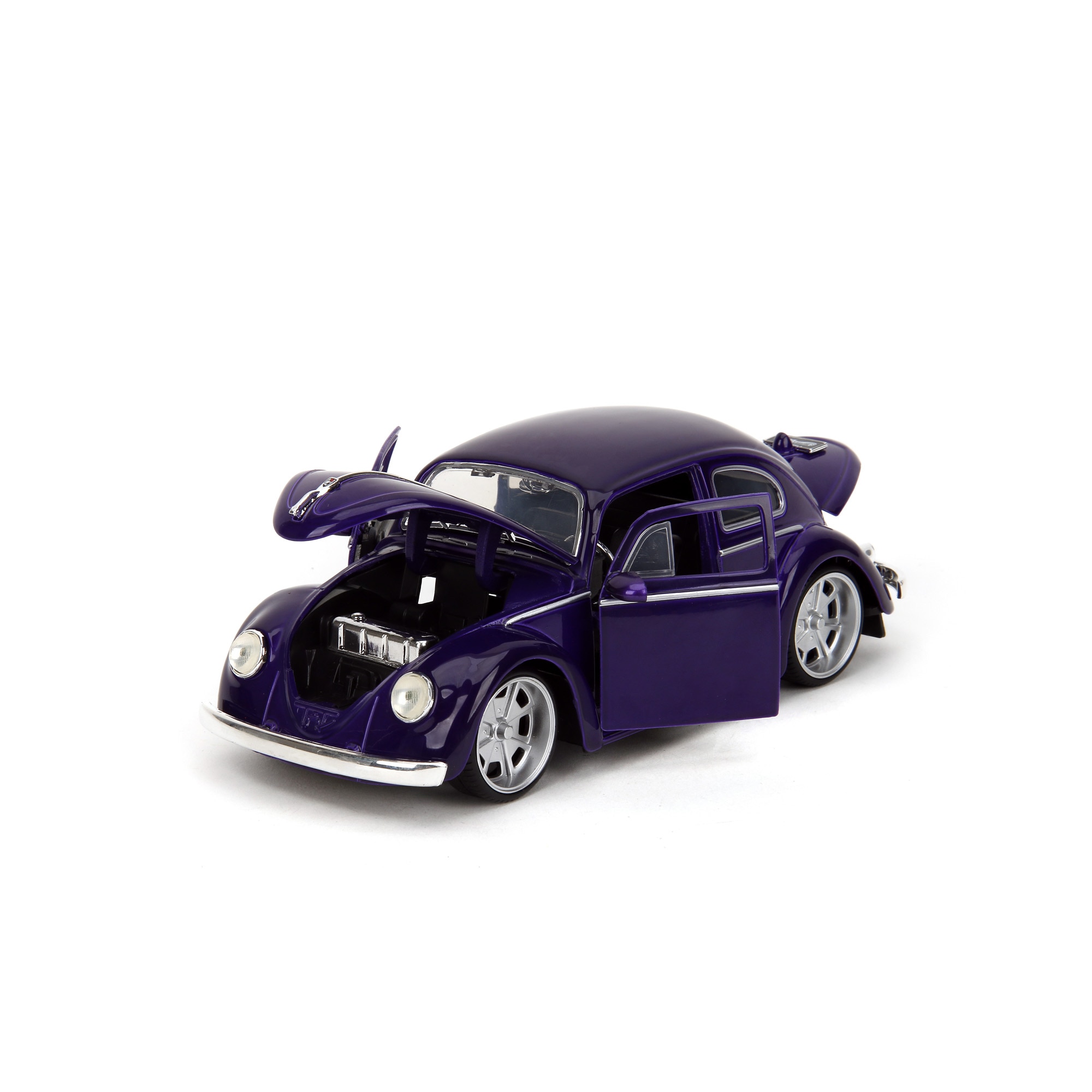 Volkswagen Beetle modelo 1972 con figura Miércoles Jada 9