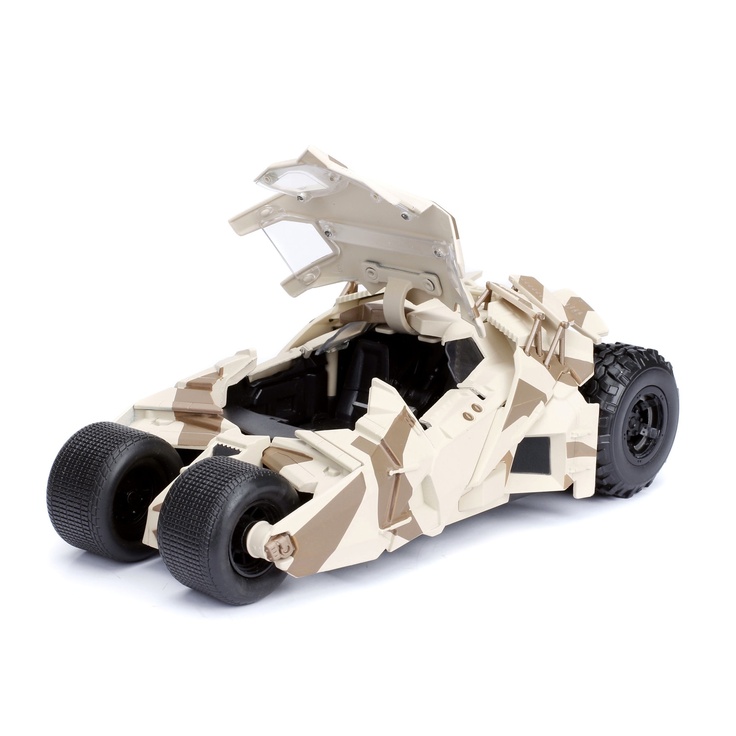 Coche metal 1:24 Batmobile camuflaje con fisgura Batman Jada 3
