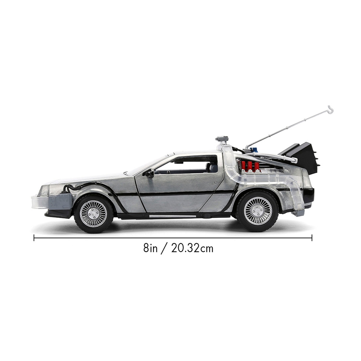 Réplica Die Cast - Back To The Future: Delorean 1:24 - 40th Anniversary 9