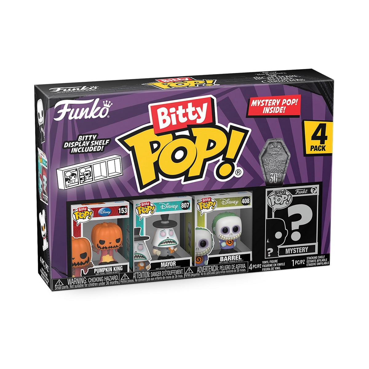Figura Funko Bitty Pop: Pesadilla antes de Navidad modelos surtidos 2
