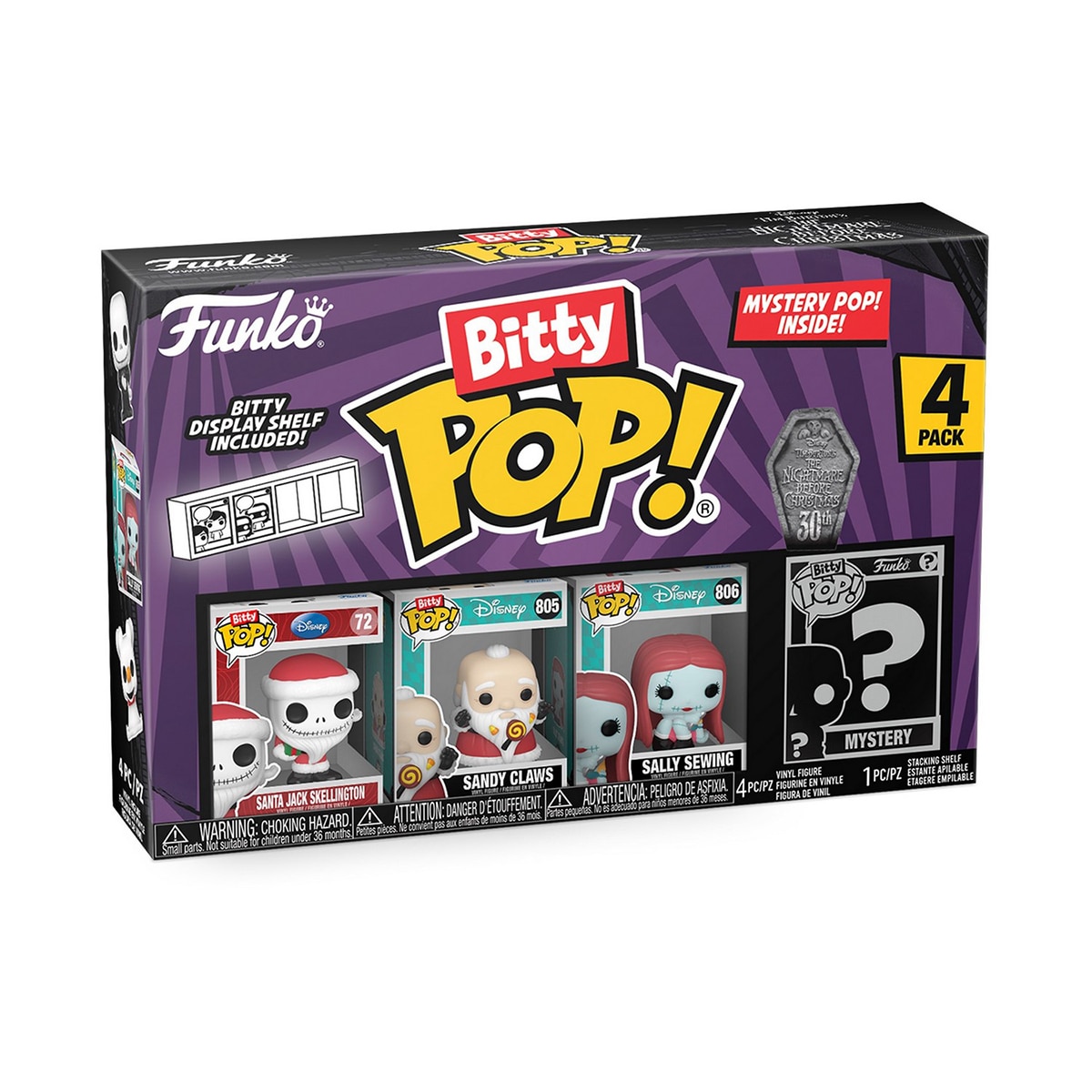 Figura Funko Bitty Pop: Pesadilla antes de Navidad modelos surtidos 4