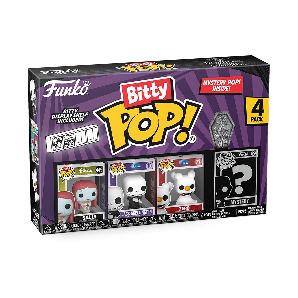 Figura Funko Bitty Pop: Pesadilla antes de Navidad modelos surtidos 6