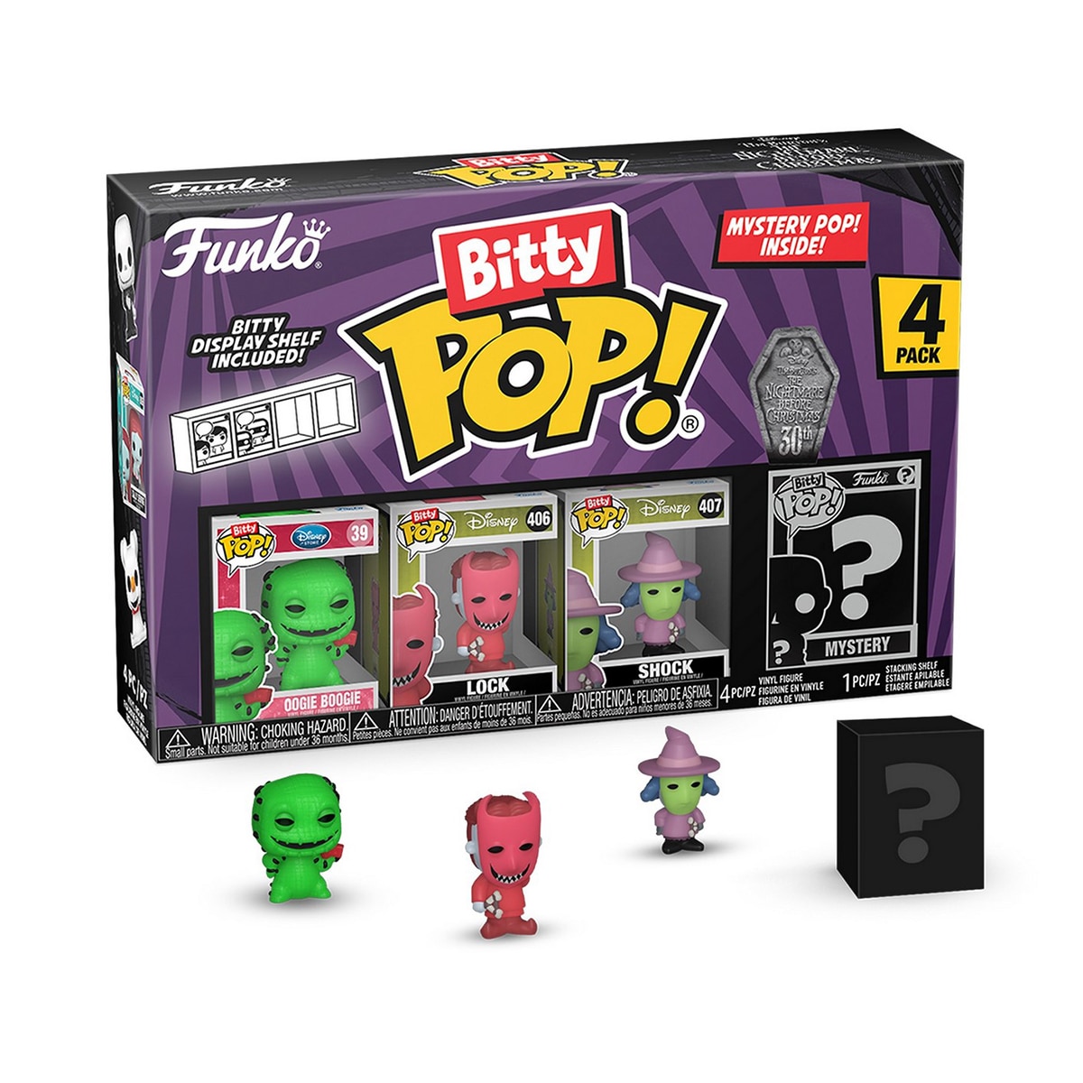 Figura Funko Bitty Pop: Pesadilla antes de Navidad modelos surtidos 7