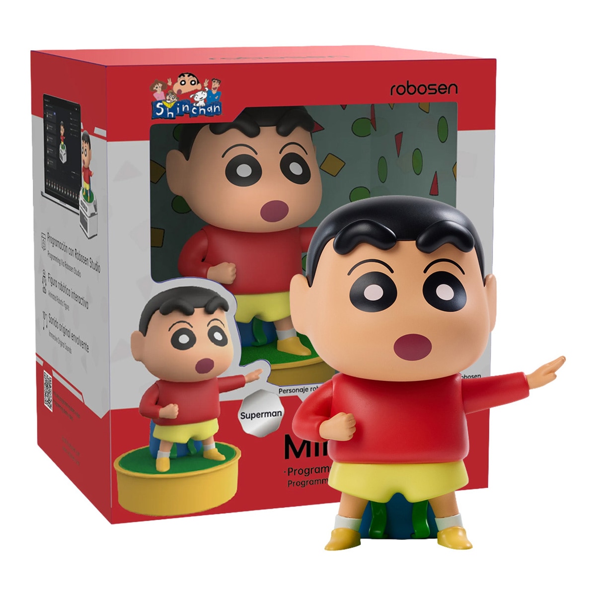 Imagen 1 de Mini Robot Shinchan Ultrahéroe Versión Española Robosen modelos surtidos