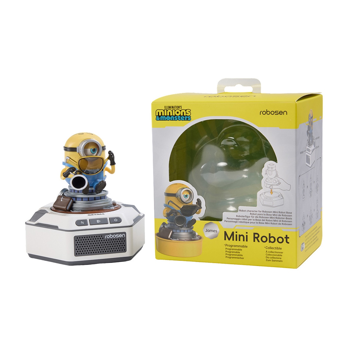 Imagen 2 de Mini Robot Minions James Edición Director Robosen modelos surtidos