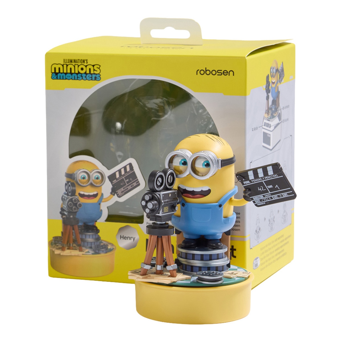 Imagen 1 de Mini Robot Minions Henry Edición Fotógrafo Robosen modelos surtidos