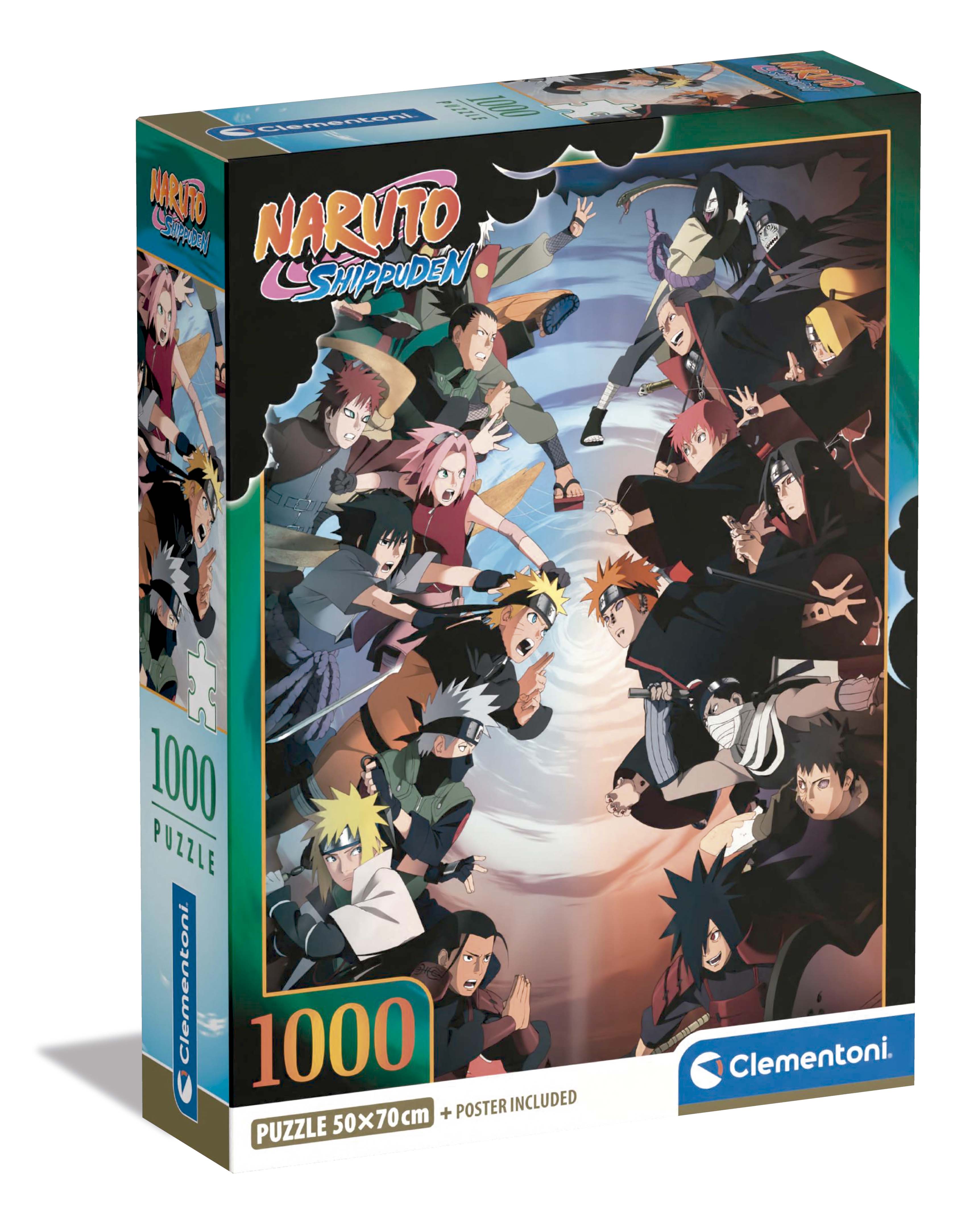 Puzzle 1000 piezas Anime Compact Clementoni modelos surtidos