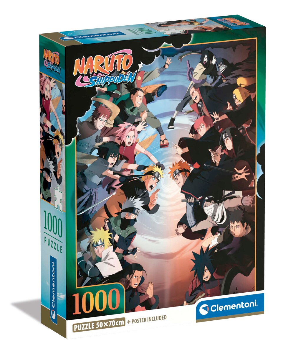 Puzzle 1000 piezas Anime Compact Clementoni modelos surtidos ...