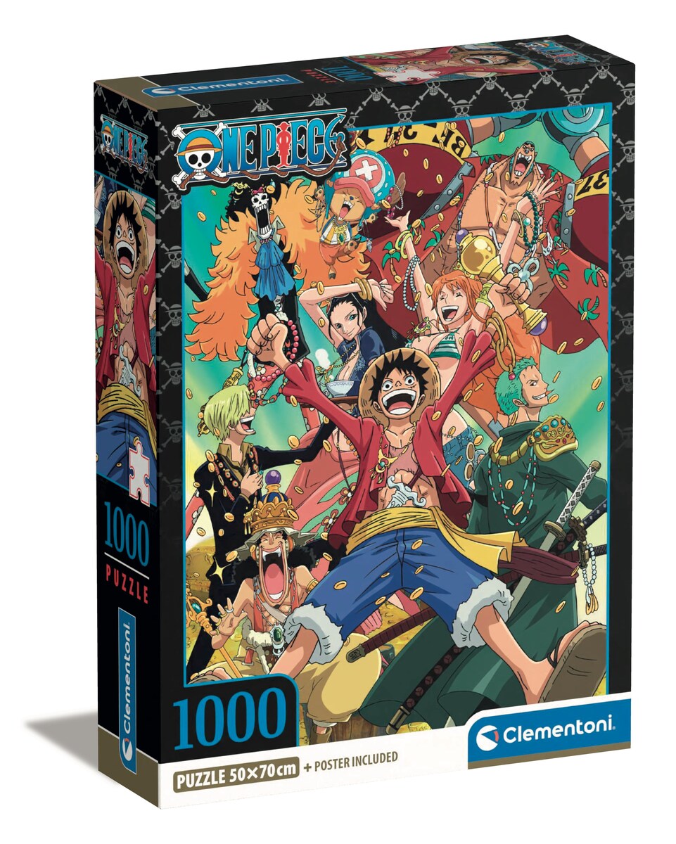 Puzzle 1000 piezas Anime Compact Clementoni modelos surtidos ...