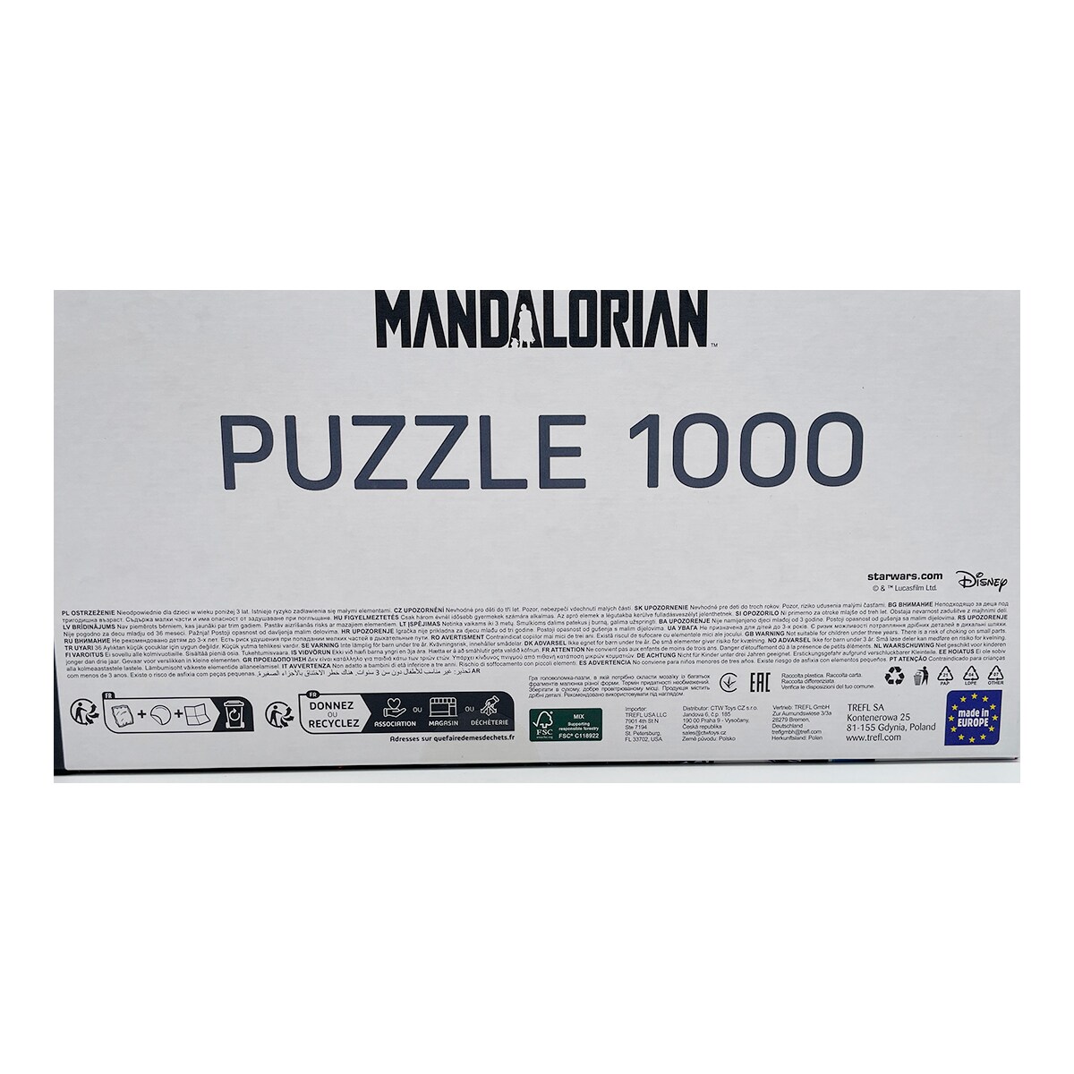 Puzzle 1000 piezas The Mandalorian Star Wars Trefl 4