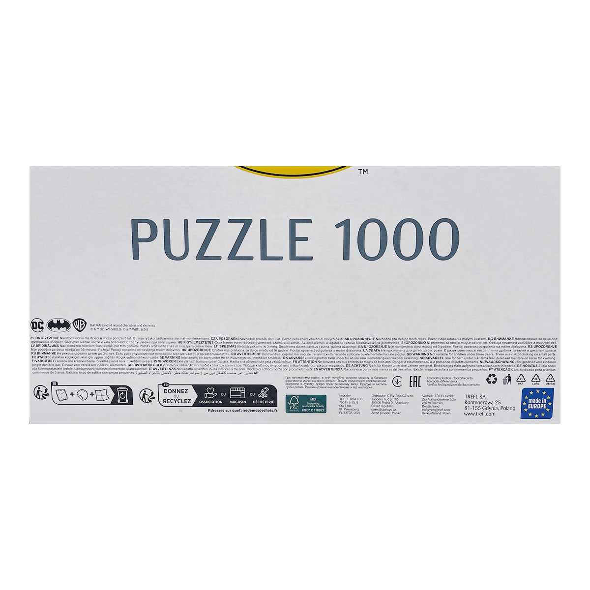 Puzzle 1000 piezas Batman Marvel Trefl 4