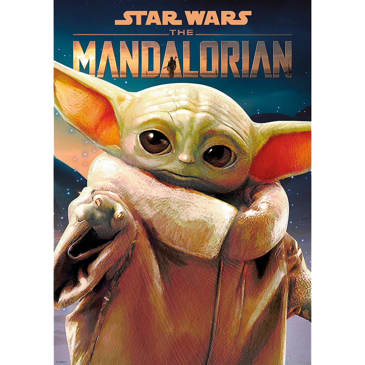 Puzzle 1000 piezas Grogu The Mandalorian Star Wars Trefl 2