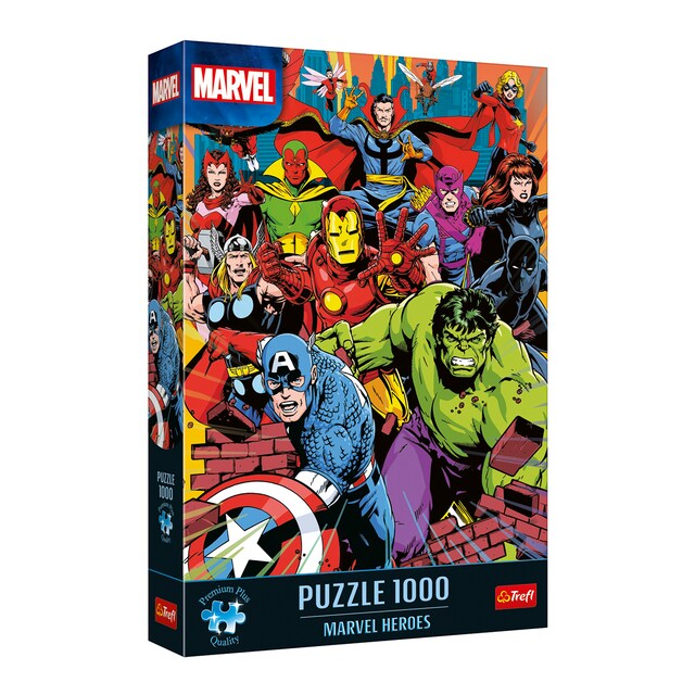 Imagen 0 de Puzzle 1000 piezas Héroes Marvel Trefl