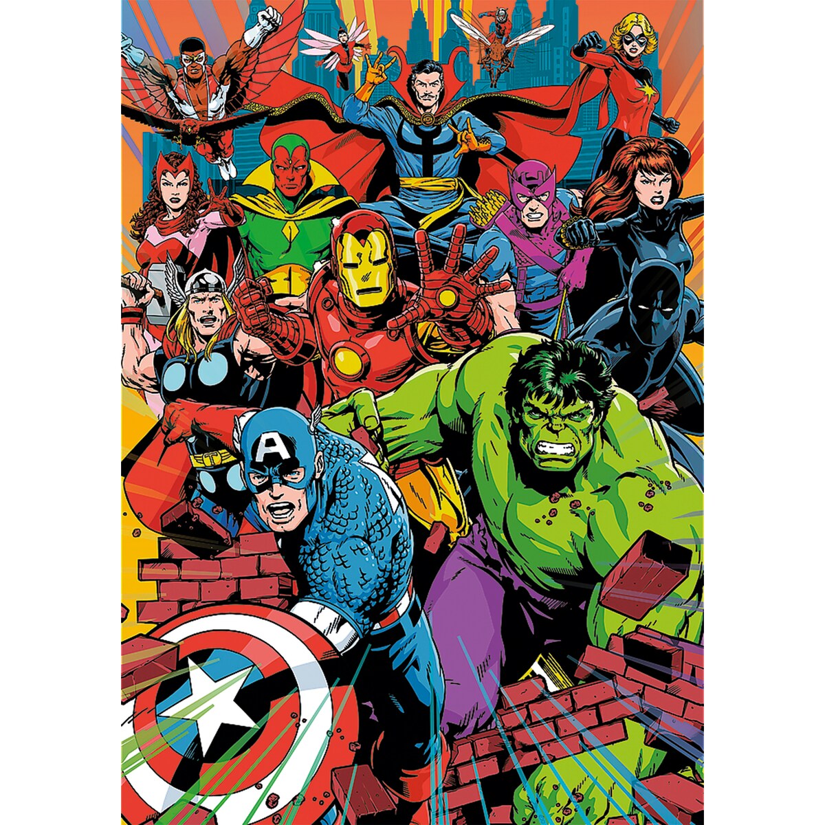 Puzzle 1000 piezas Héroes Marvel Trefl 2