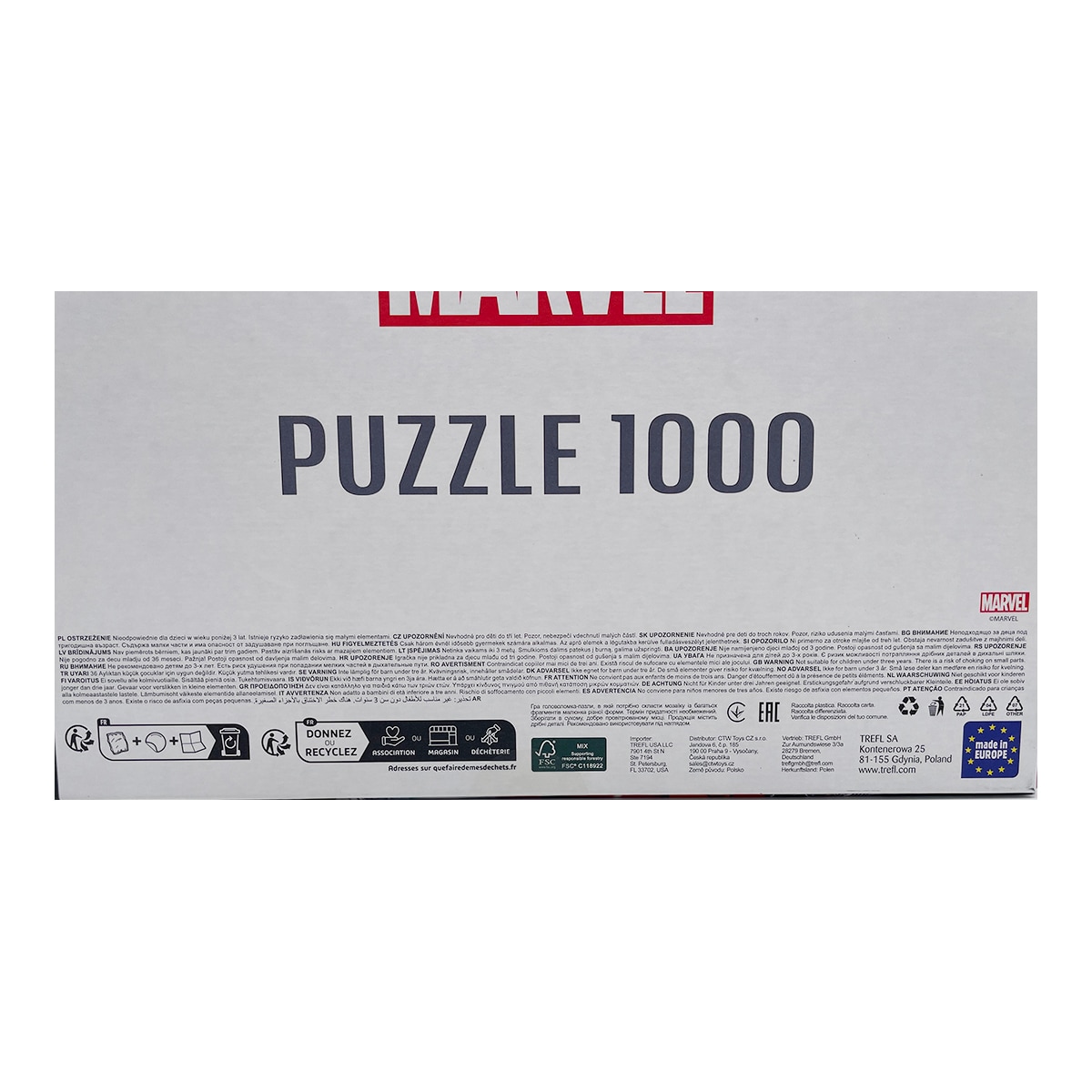 Puzzle 1000 piezas IronMan Marvel Trefl 4