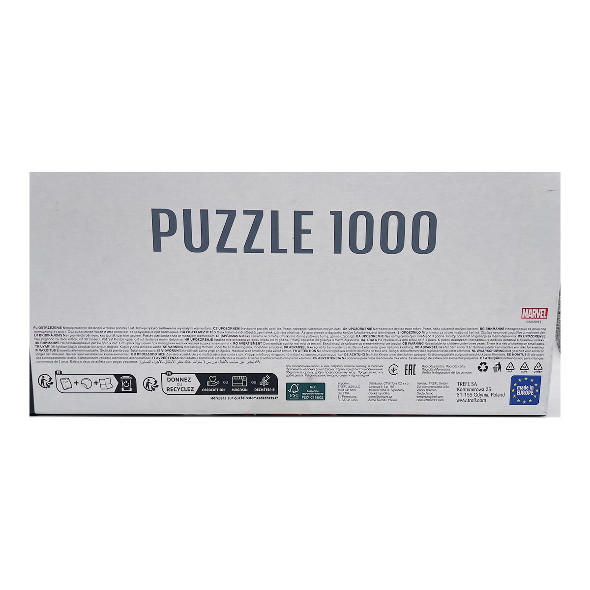 Puzzle 1000 piezas Spiderman Marvel Trefl 3