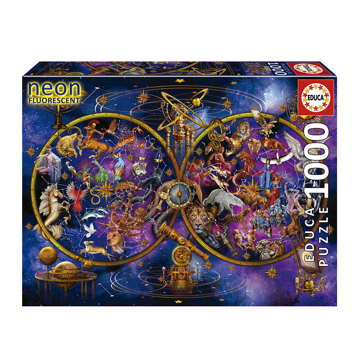 Imagem 0 de Puzzle Constelações Efecto Neón 1000 Peças