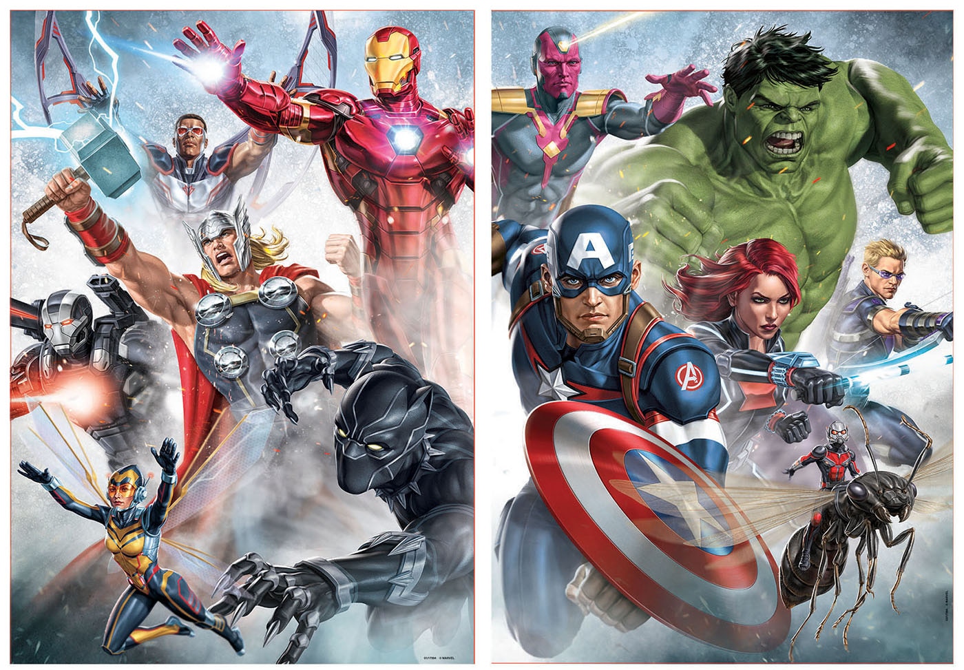 Puzzle Avengers 2 x 500 Peças 2