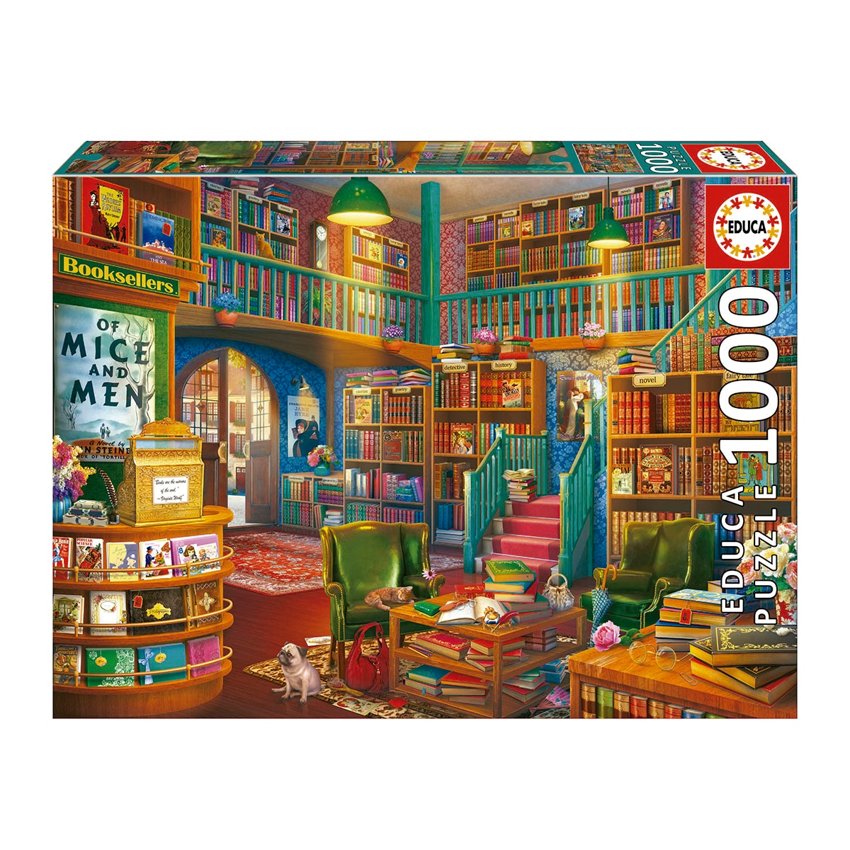 Puzzle Livraria de 1000 Peças 1
