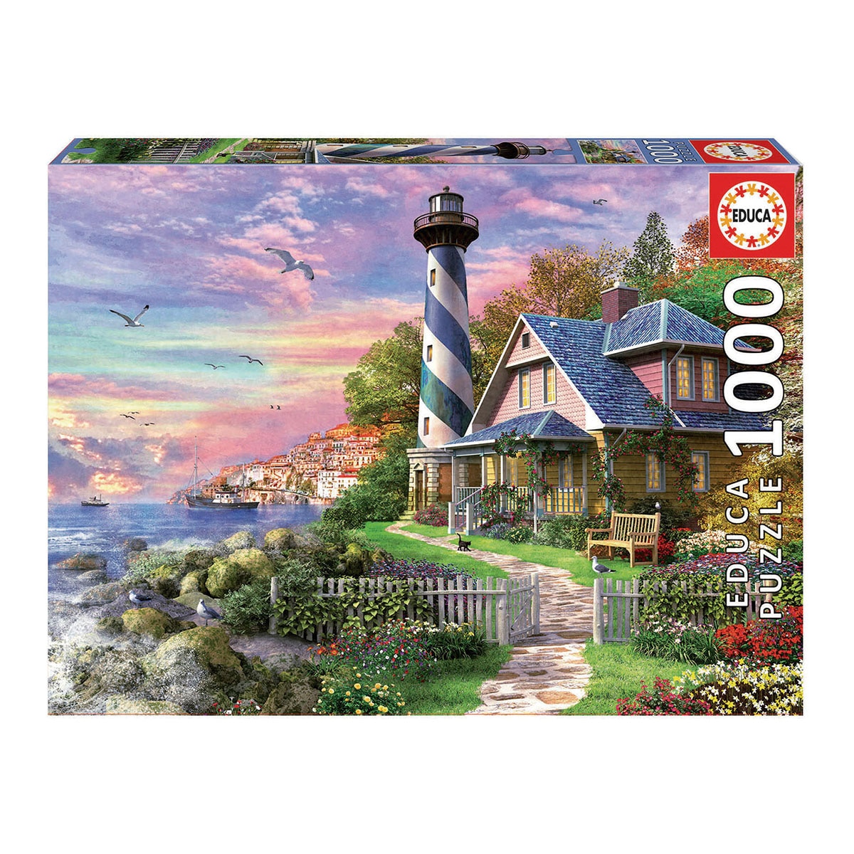 EDUCA - Puzzle 1000 Piezas Lighthouse In Rock Bay Educa.
