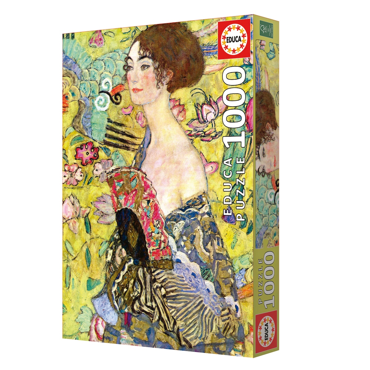 Puzzle 1000 Piezas Gustav Klimt Lady With A Fan Educa 4