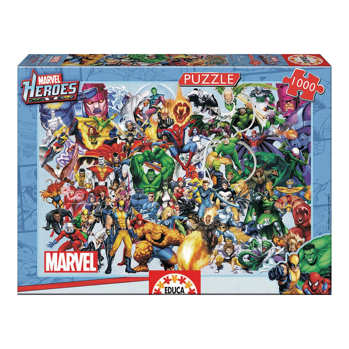 EDUCA - Puzzle 1000 Piexas Marvel Heroes Educa.