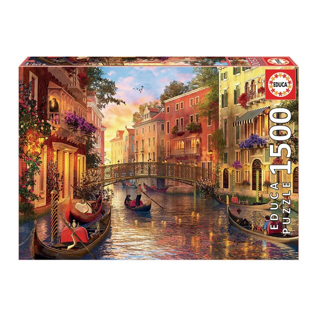 Imagen 0 de Puzzle 1500 Piezas Sunset In Venice Educa