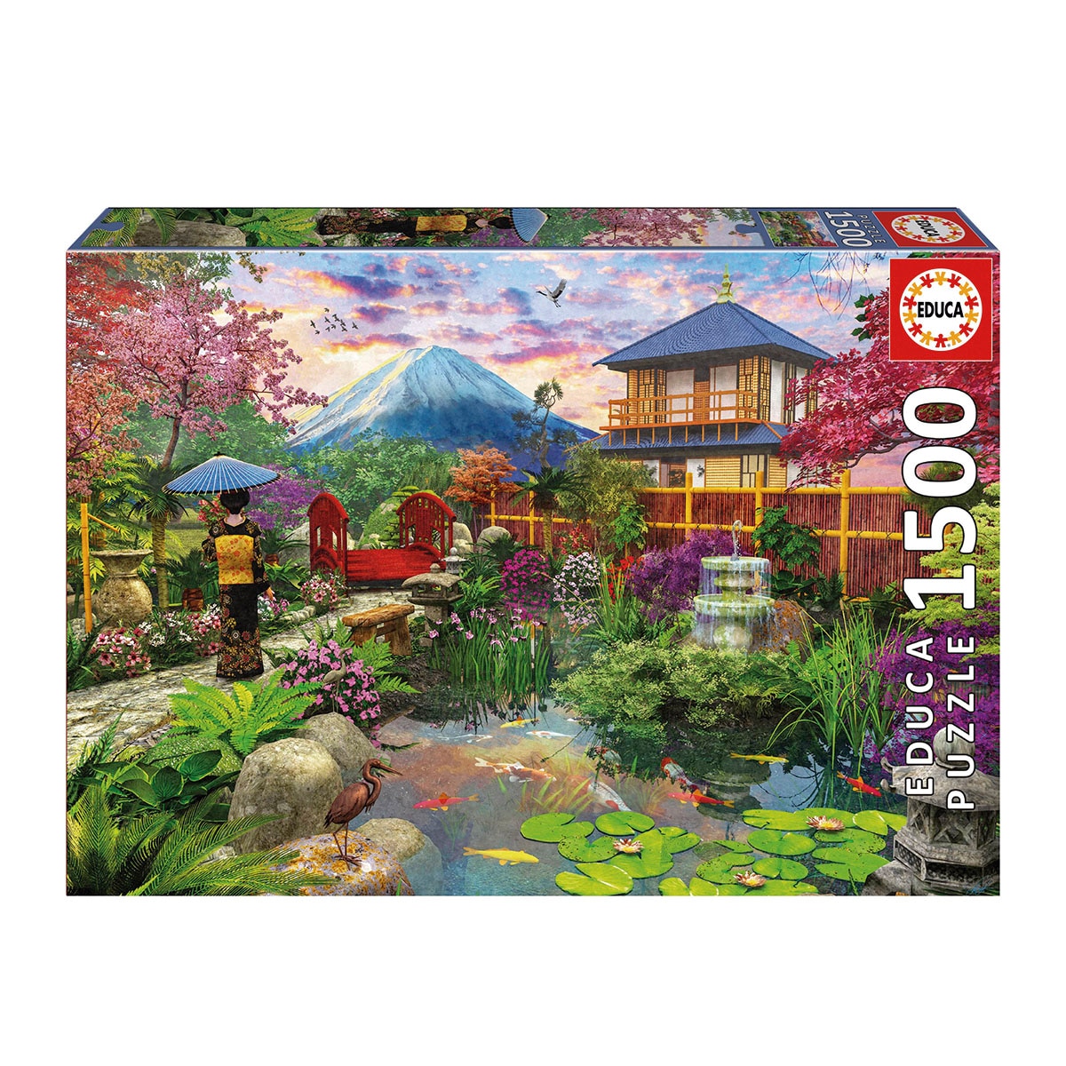 Puzzle Jardím Japonés de 1500 Peças 1