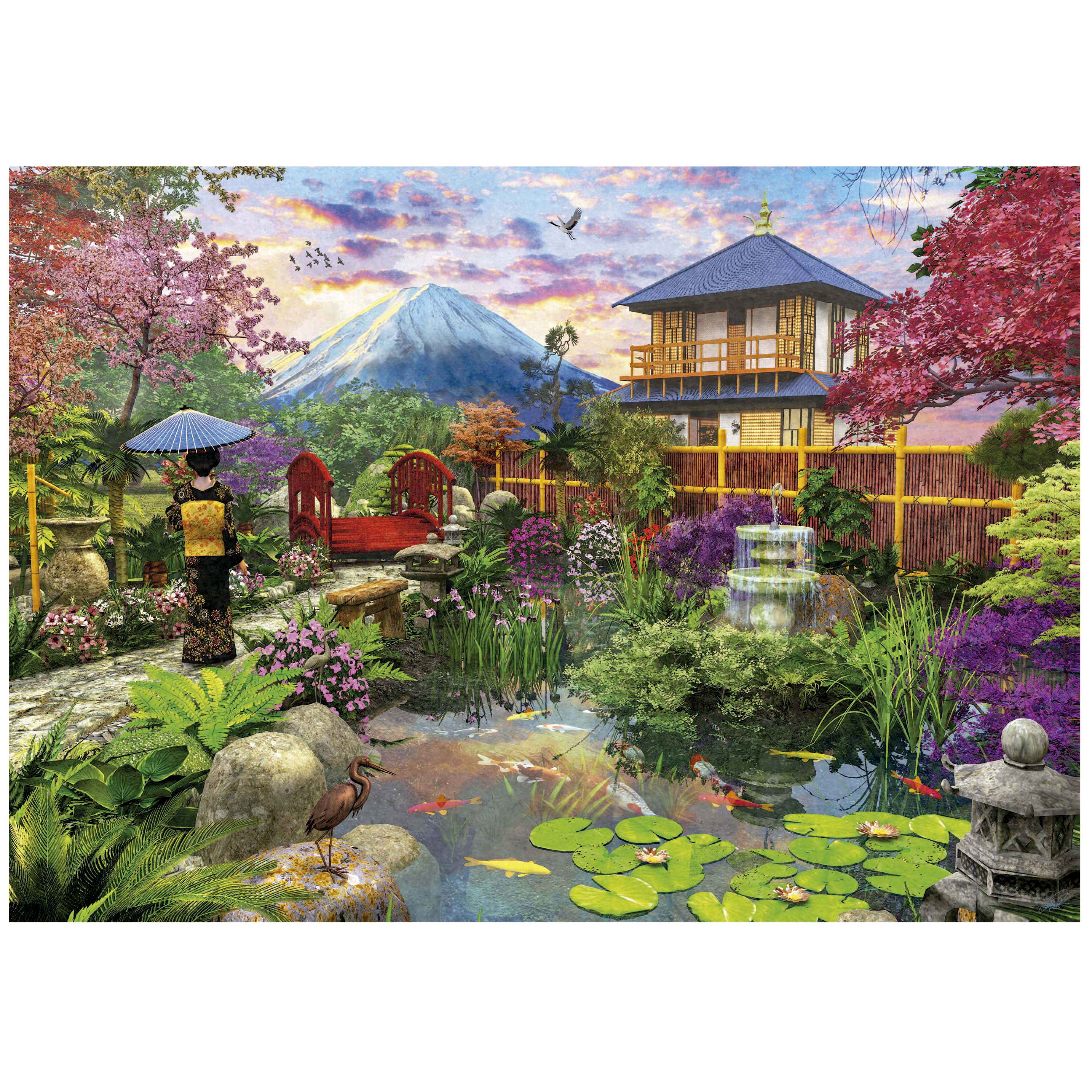 Puzzle Jardím Japonés de 1500 Peças 2