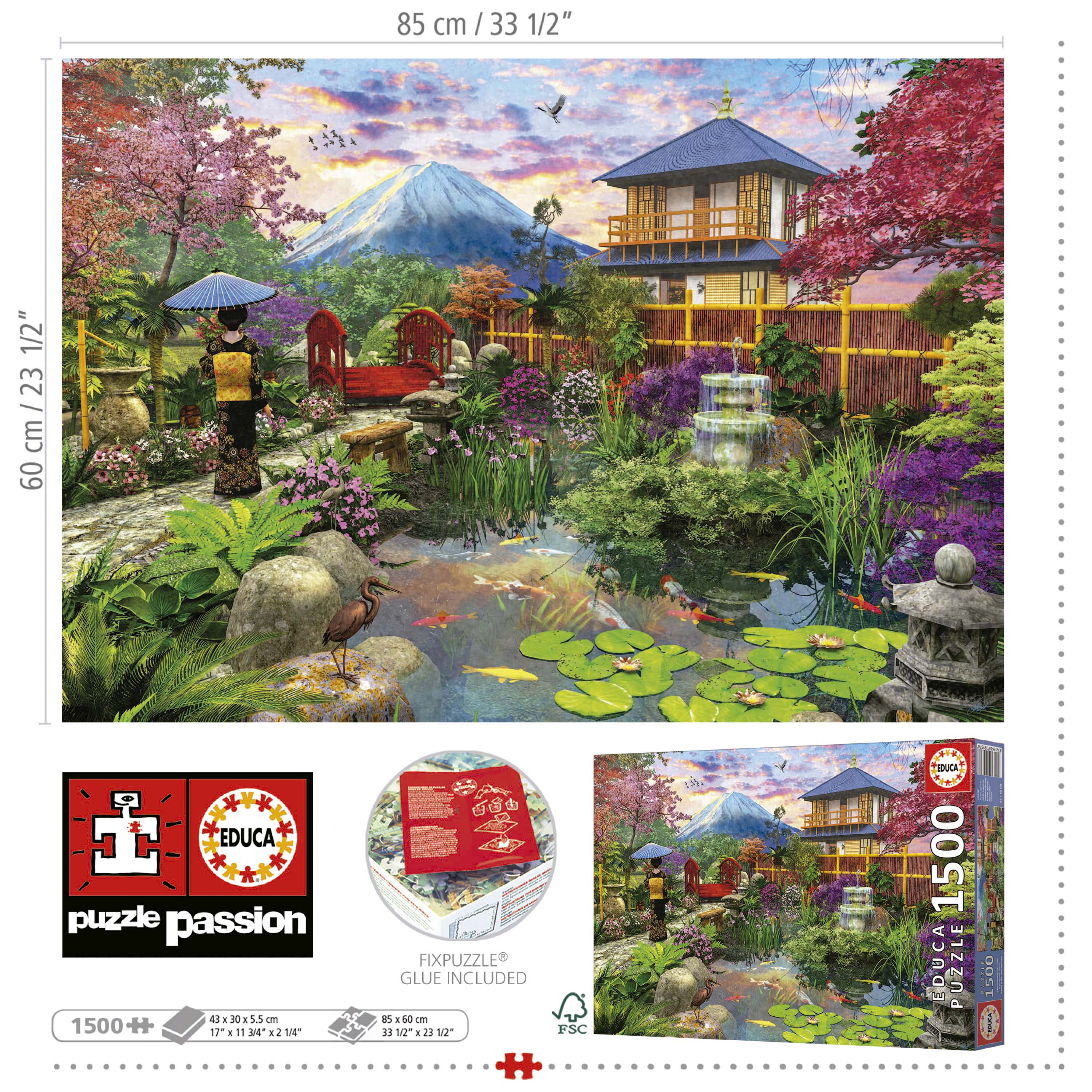 Puzzle Jardím Japonés de 1500 Peças 3
