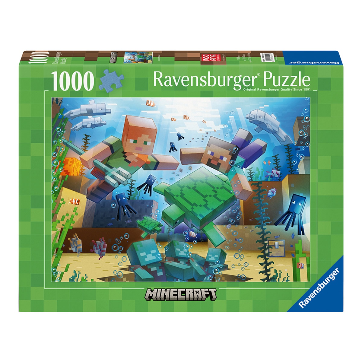 Imagen 0 de Puzzle 1000 piezas Minecraft Mosaic Ravensburger