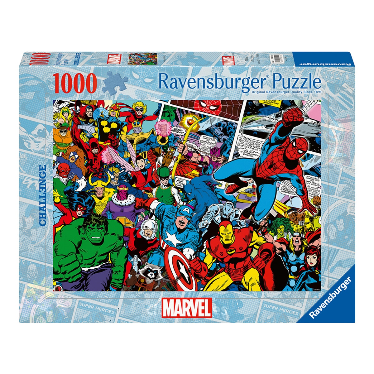 Ravensburger - Puzzle 1000 piezas Marvel Ravensburger.