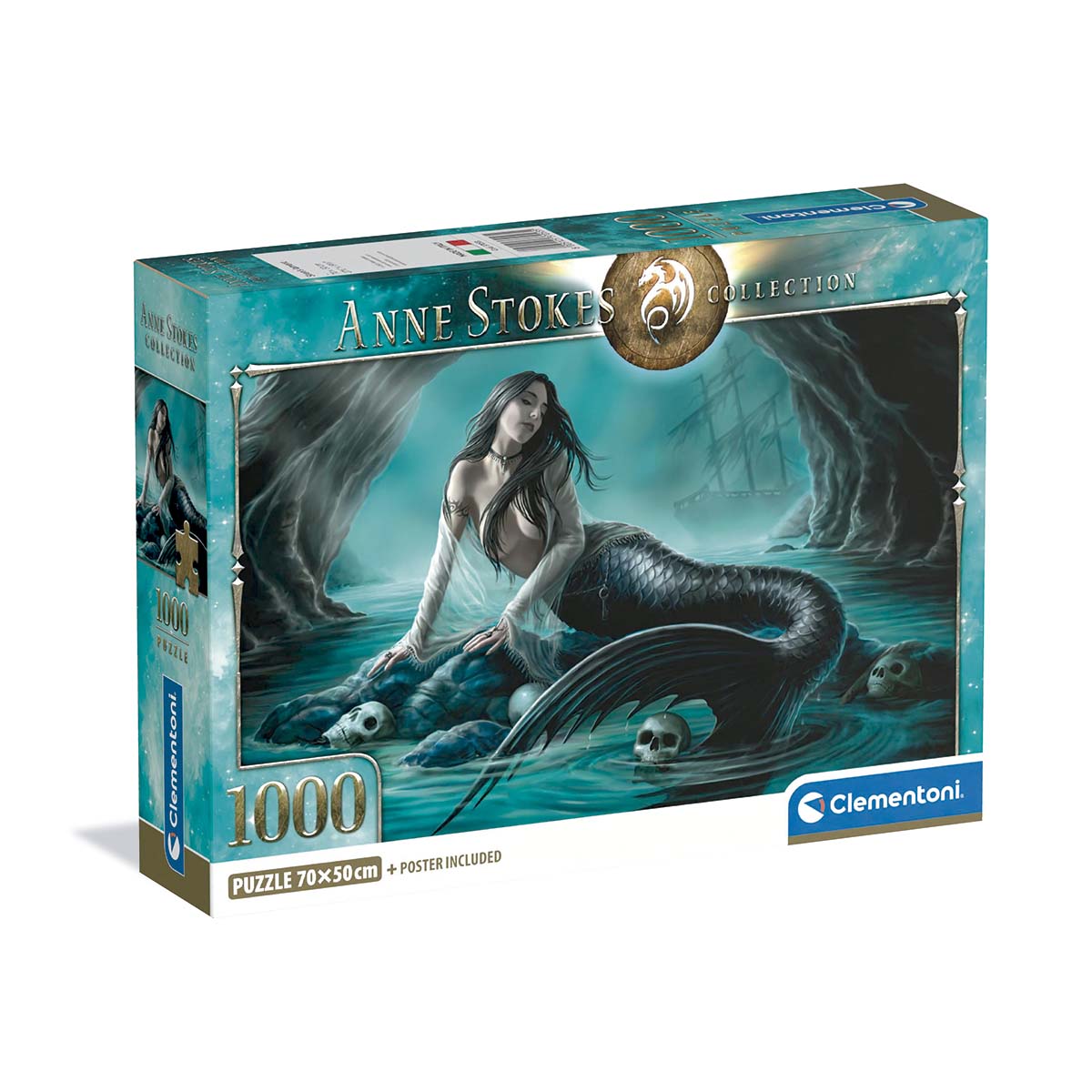 Clementoni - Puzzle 1000 Cb Anne Stokes Siren'S Lament Clementoni.