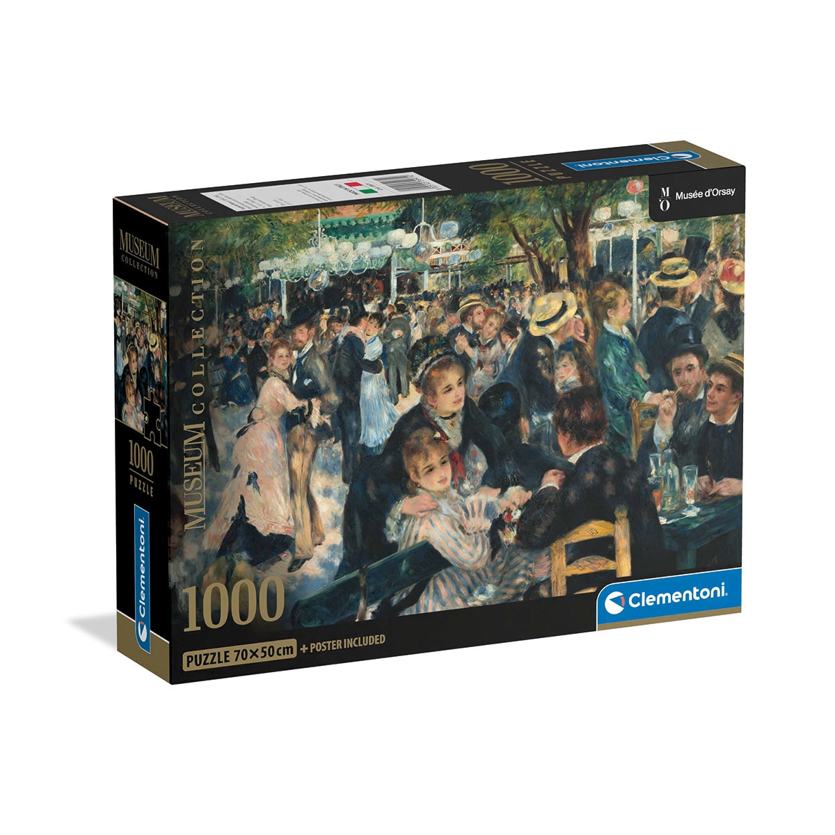 Clementoni - Puzzle 1000 Cb Museum Bal Du Moulin Clementoni
