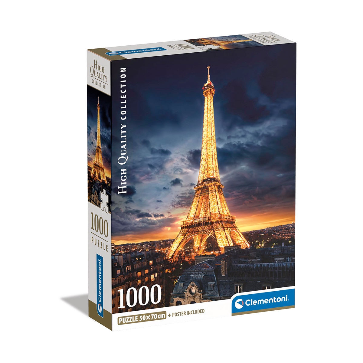 Clementoni - Puzzle 1000 Cb Hqc Tour Eiffel Clementoni.