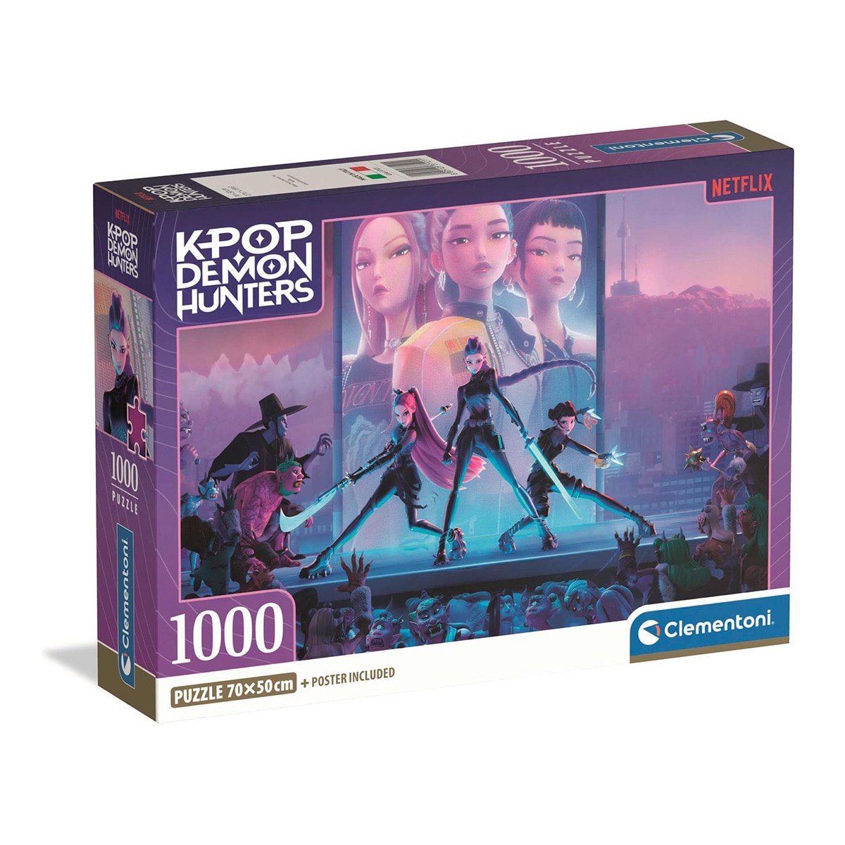 Imagen 0 de Puzzle 1000 K-Pop Demon Hunters 1 Clementoni