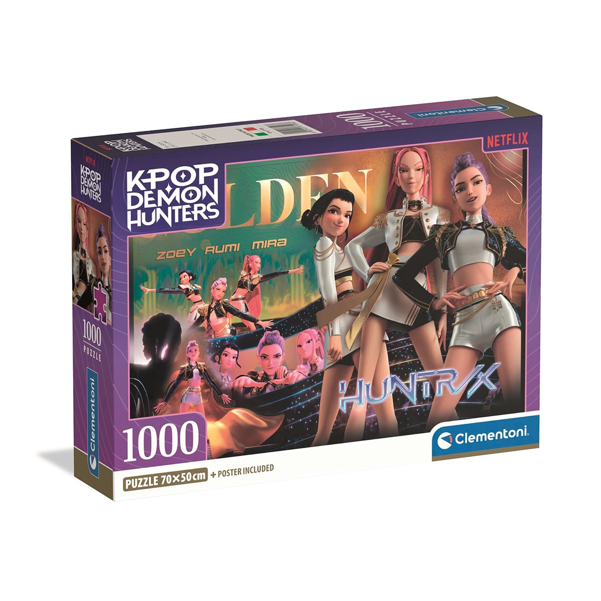 Imagem 0 de Puzzle 3 CB Kpop Demon Hunters 1000 peças